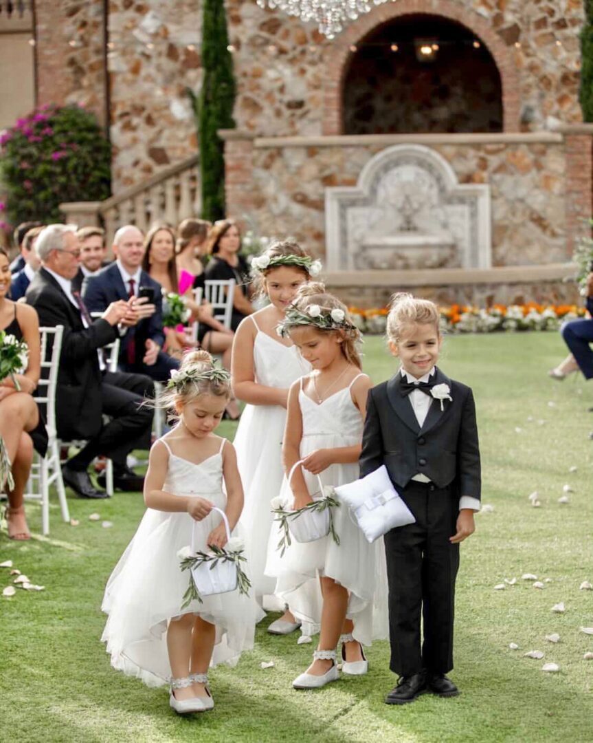 A Group of Children at the Wedding